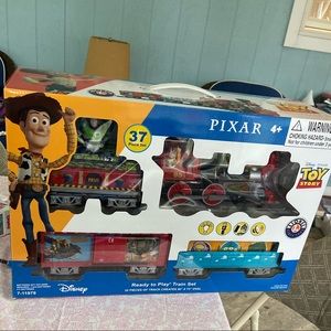 Train set toy story themed pixar